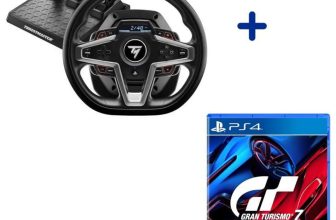 Pack THRUSTMASTER T248 Volant de Course et Pédales Magnétiques, PS5, PS4, PC + Gran Turismo 7 – Jeu PS4