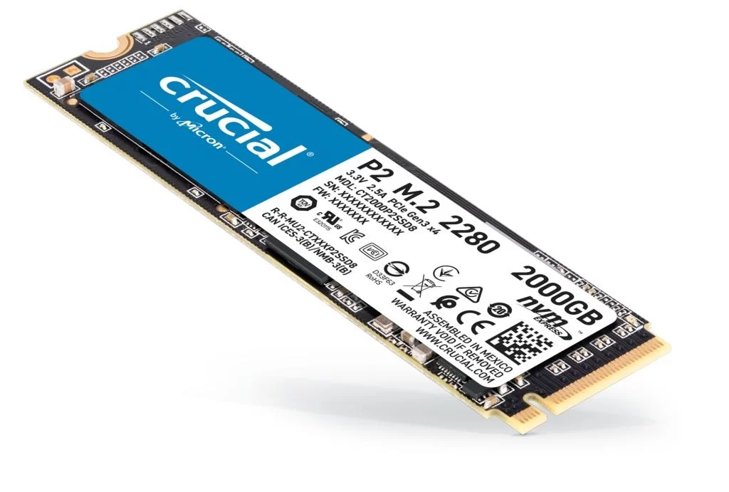 Crucial P2 CT1000P2SSD8 SSD Interne 1To