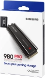 SSD Samsung 980 PRO MZ-V8P1T0CW, NVMe M.2, PCIe 4.0, 1 To, Dissipateur de chaleur inclus – Compatible PS5