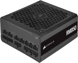 Corsair RM850 (2021), RM Series, 850 Watts 80 Plus Gold Alimentations ATX Entièrement Modulaires (Trois Connecteurs EPS12V, Fonctionnement Silencieux, Mode Zero RPM, Condensateurs 105 °C) Noir