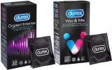 DUREX – Lot de 2 Boîtes de Préservatifs – Stimulant x10 – You&Me x10