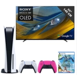 Pack PS5 / Playstation 5 + DualSense + Horizon Forbidden West + TV 55 OLED Sony XR55A80J